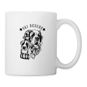 Chien de Saint-Bernard Suisse - Mug blanc - blanc - Droite