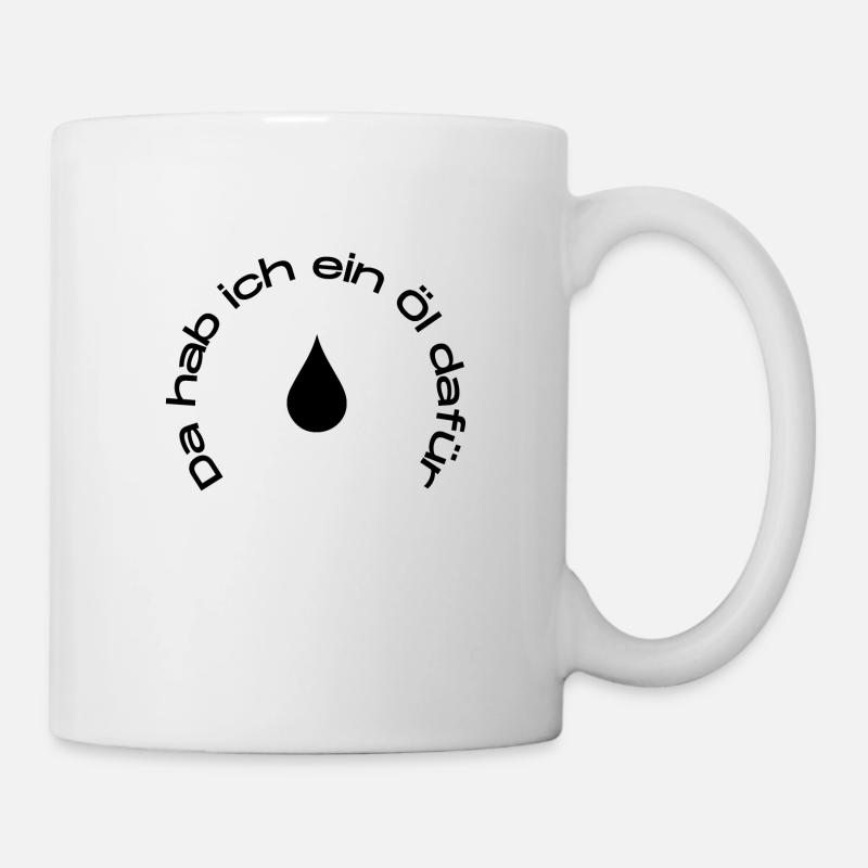 J’ai une huile pour ça - Mug blanc - blanc