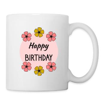 JAHRESTAG. ALLES GUTE ZUM GEBURTSTAG!. ALLES GUTE ZUM GEBURTSTAG!. - Tasse - Weiß - Rechts