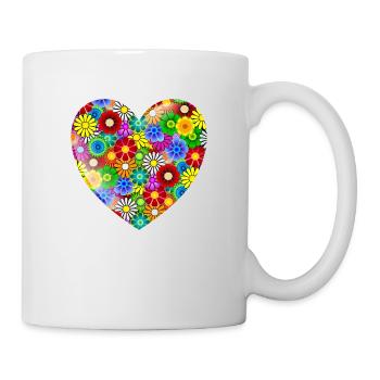 Flower Heart - Mug - white - Right