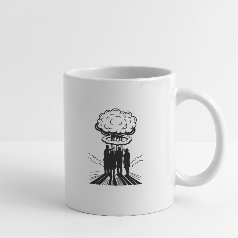 | changeable de couleur Bombe atomique Selfie Explosion nucléaire Mug blanc