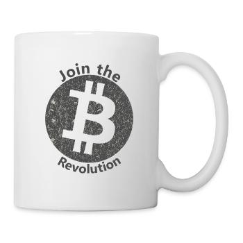 La révolte du bitcoin - Mug blanc - blanc - Droite