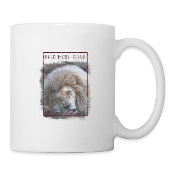 Lion Face Painting Artwork - Mug - white - Right