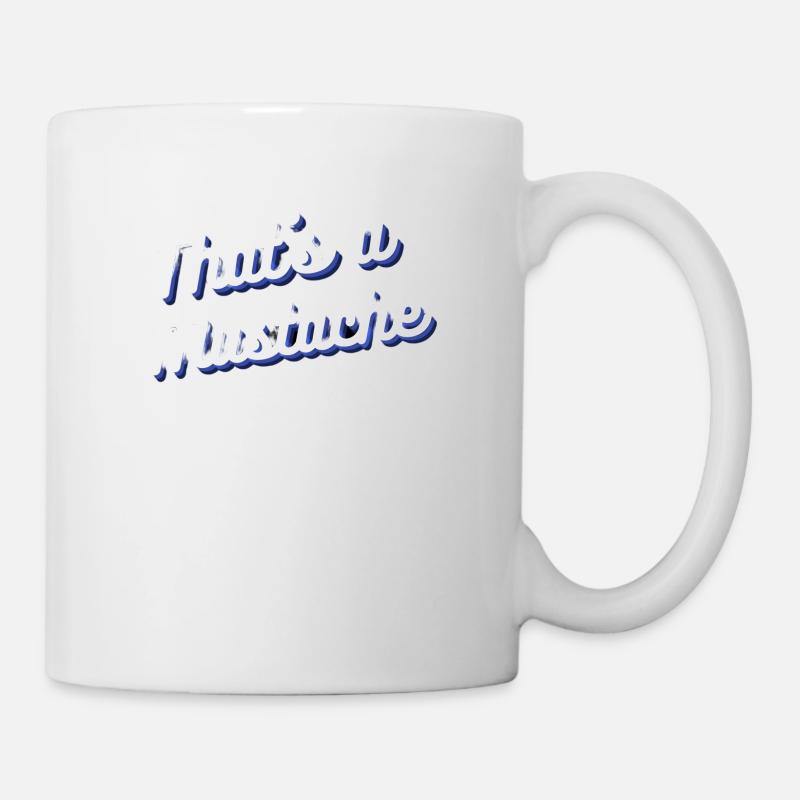 C’est une moustache - Mug blanc - blanc