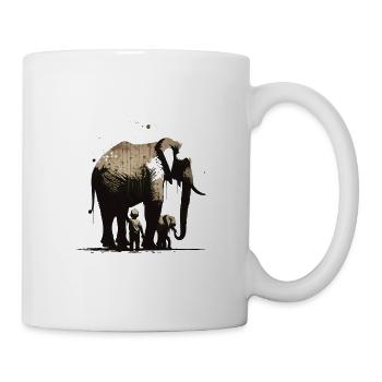 Elephant Family - Mug - white - Right
