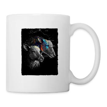 Sheep Portrait - Mug - white - Right