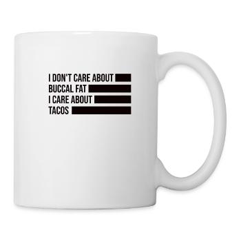 Beauté naturelle Pas de graisse buccale Romover Citation - Mug blanc - blanc - Droite