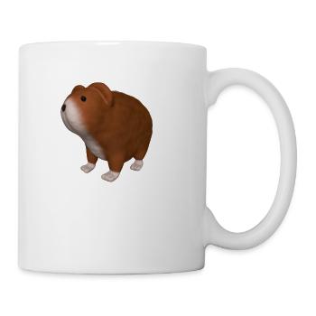 Meerschweinchen "Bruno" - Tasse - Weiß - Rechts