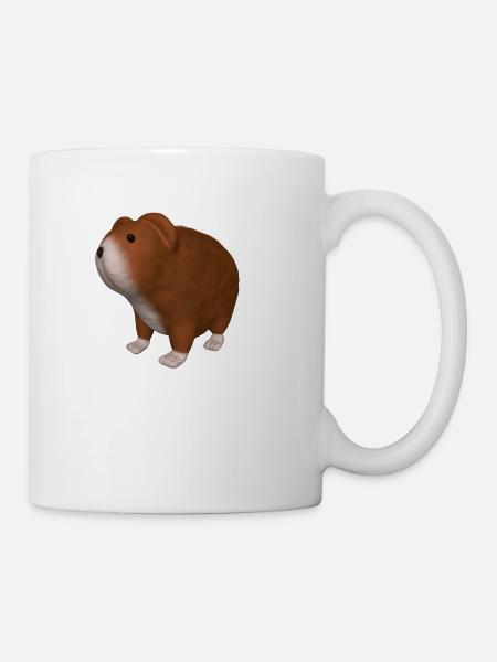 Meerschweinchen "Bruno" - Tasse - Weiß