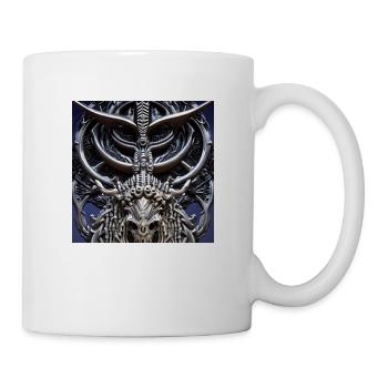 Minotaurus_Giger style - Mug blanc - blanc - Droite