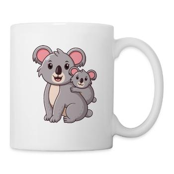 Joyeux koala ours koala - Mug blanc - blanc - Droite