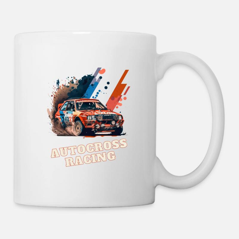 Autocross Stock Car - Mug blanc - blanc