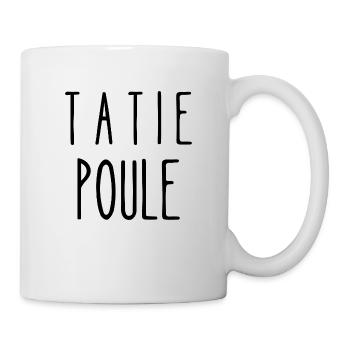tatie poule - Mug blanc - blanc - Droite
