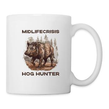 Chasseur de porcs de la quarantaine - Mug blanc - blanc - Droite