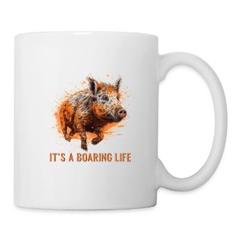 It's a Boaring Life Hog Hunting - Mug - white - Right