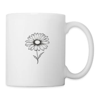 Daisy Sillouetthe - Mug - white - Right