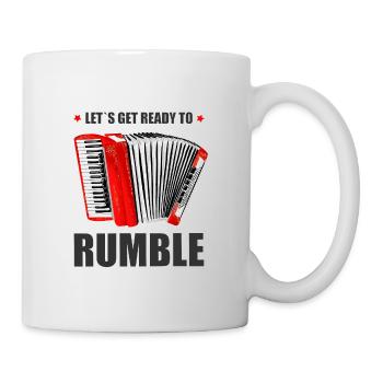 Accordion. Let's Get Ready to Rumble. - Mug - white - Right