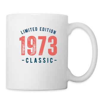 Baujahr 1973 - Tasse - Weiß - Rechts