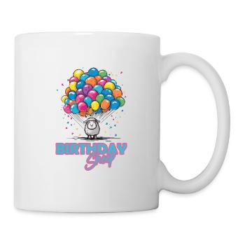 Birthday Sheep Whisperer - Cute Animal Party - Mug - white - Right