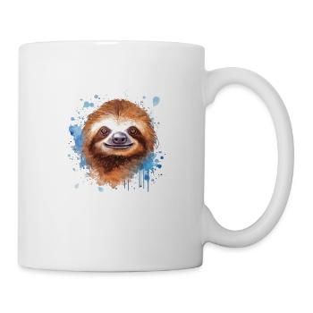 Watercolor sloth - cute design for - Mug - white - Right