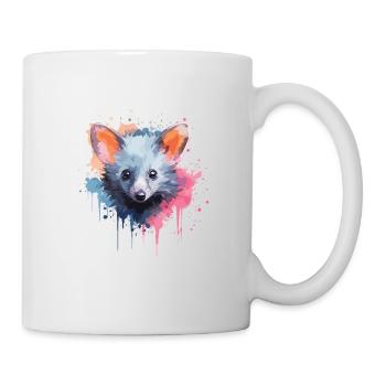 Lémurien aquarelle – Faune fascinante - Mug blanc - blanc - Droite