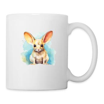 Watercolor Jerboa - Colorful desert rodent art - Mug - white - Right
