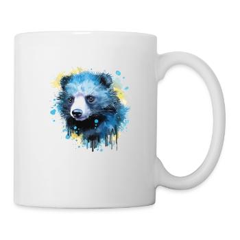 Aquarell Binturong - Niedliches Design Für - Tasse - Weiß - Rechts