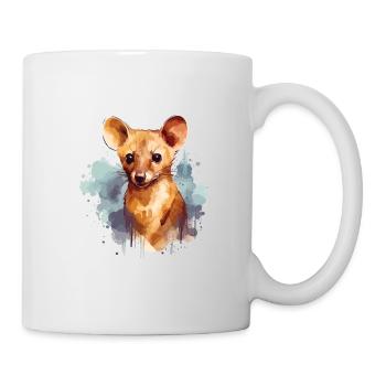 Colorful fossa - œuvre d’art mignonne pour - Mug blanc - blanc - Droite