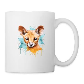 Colorful fossa - œuvre d’art mignonne pour - Mug blanc - blanc - Droite