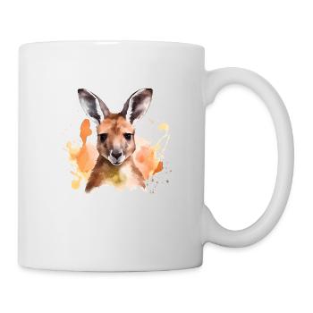 Adorable kangaroo watercolor - Mug - white - Right