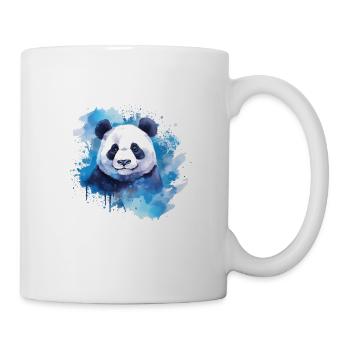 Adorable watercolor panda design - Mug - white - Right