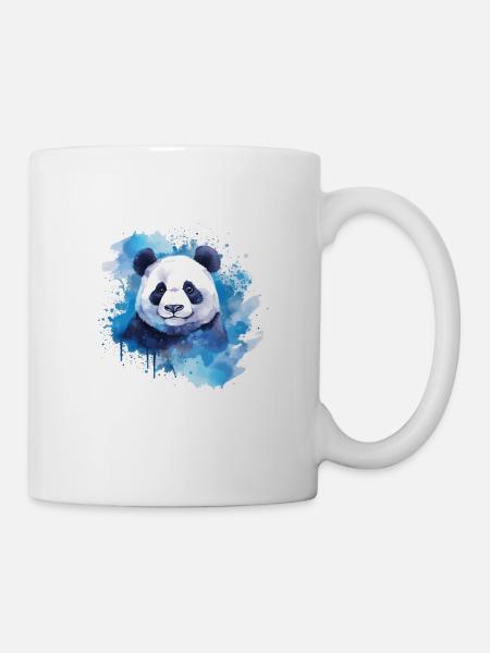 Entzückendes Aquarell-panda-design - Tasse - Weiß