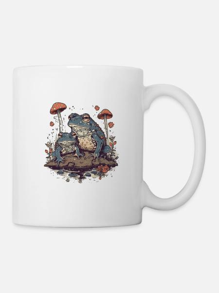 Kröten-liebhaber-paar - Tasse - Weiß
