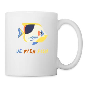Je men fish - Mug blanc - blanc - Droite