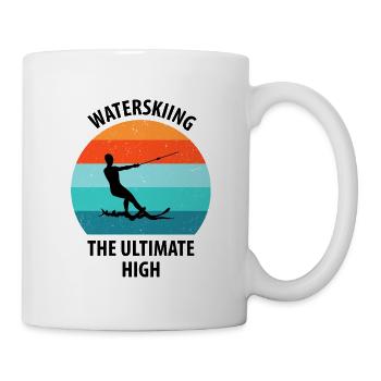 Water skis, water skis, water skiers - Mug - white - Right