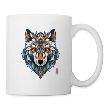 Wolf Spirit Animal - Tasse - Weiß - Rechts