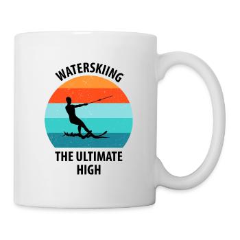Water skis, water skis, water skiers - Mug - white - Right