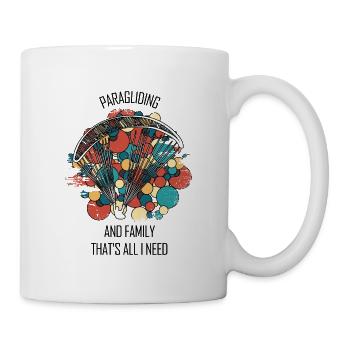 Paragliding Gleitschirm Paragleiter Paraglider - Mug - white - Right