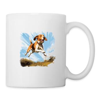 American Foxhound Liebhaber, Hundebesitzer - Tasse - Weiß - Rechts