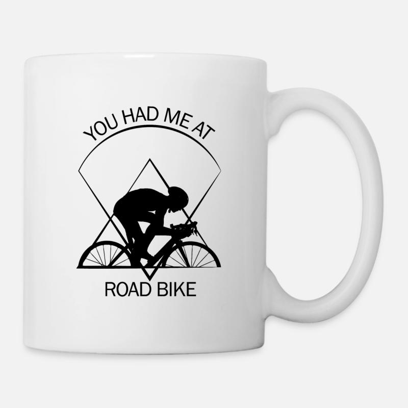 Rennrad - Tasse - Weiß