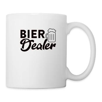 Bier Dealer - Für Bierkenner & Hobbybrauer - Tasse - Weiß - Rechts