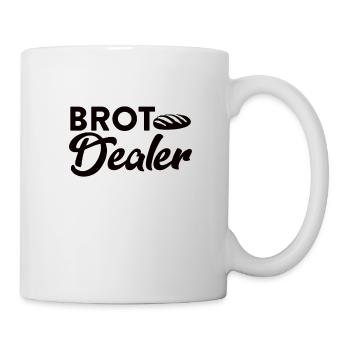 Brot Dealer - Design für Bäcker & Backfans - Tasse - Weiß - Rechts