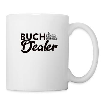 Buch Dealer - Für Leseratten und Autoren - Tasse - Weiß - Rechts