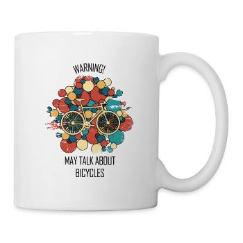 Fahrradwerkstatt Fahrradmonteurin Fahrrad - Tasse - Weiß - Rechts