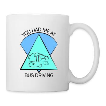 Chauffeur d’autobus Autobus scolaire Autobus Chauffeur d’autobus - Mug blanc - blanc - Droite
