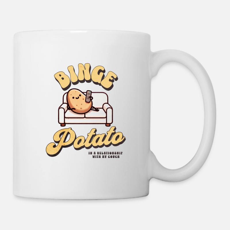 Binge Potato - Design ultime pour - Mug blanc - blanc