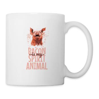 Bacon Is My Spirit Animal - Fröhliches - Mug - white - Right
