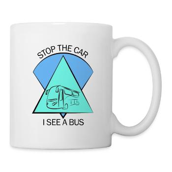 Chauffeur d’autobus Autobus scolaire Autobus Chauffeur d’autobus - Mug blanc - blanc - Droite