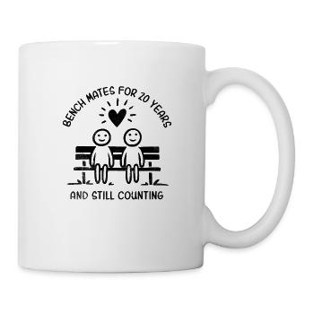 20 Years and Counting - Love's Enduring Embrace - Tasse - Weiß - Rechts