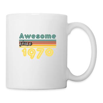 Großartig seit 1970 - Tasse - Weiß - Rechts